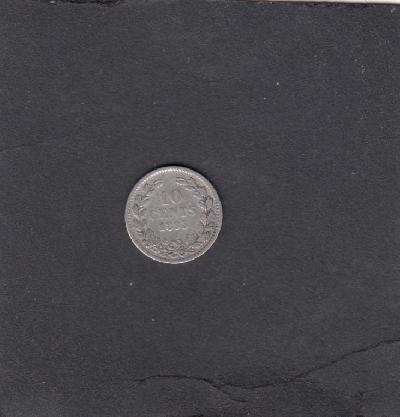 Beschrijving: 10 Cent WILHELMINA